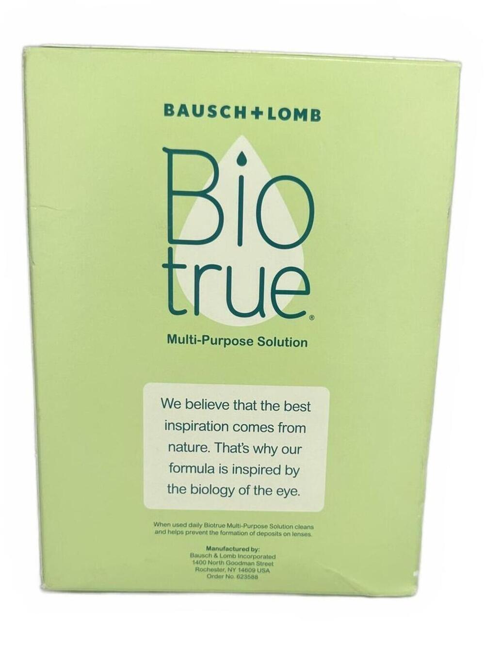 2/$20 ✨ Bausch + Lomb Biotrue Contact Lens Solution 2x300ml Twin Pack NIB